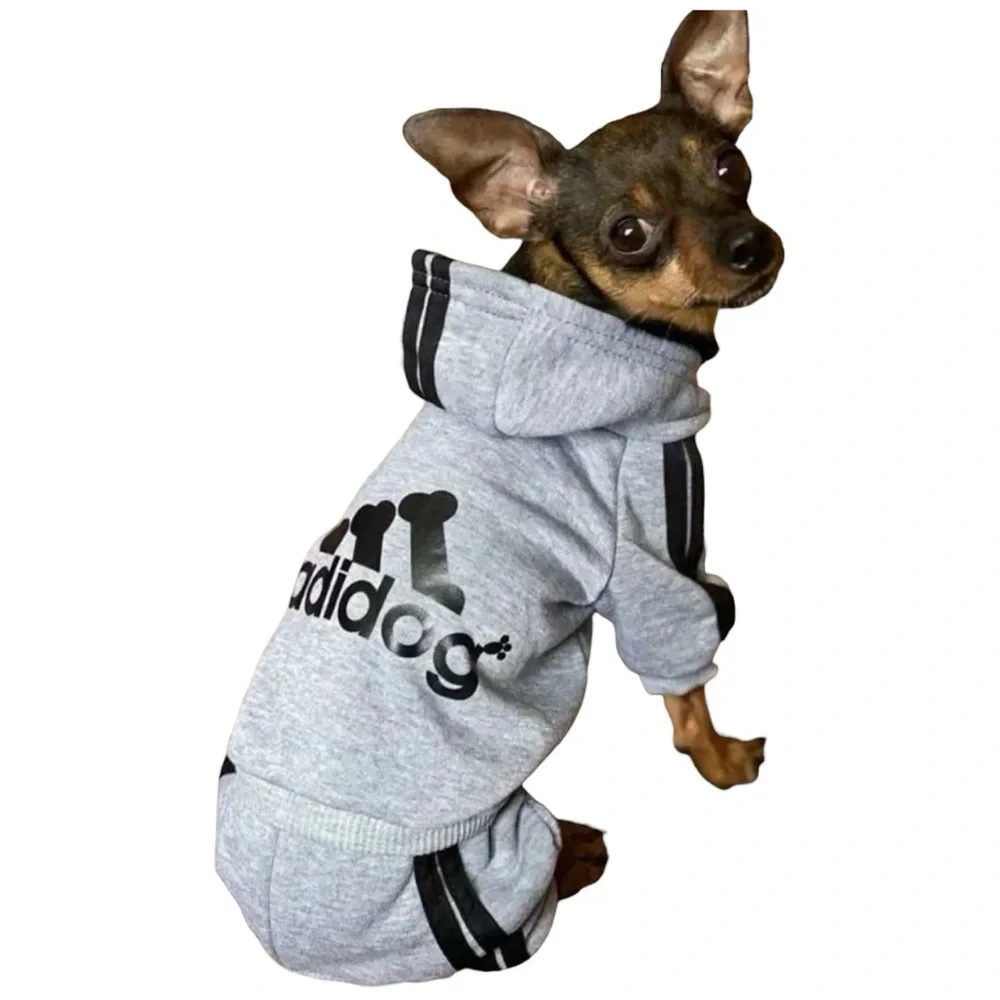 ADIDOG Tracksuit with Hoodie in Gray - BRAND NEW